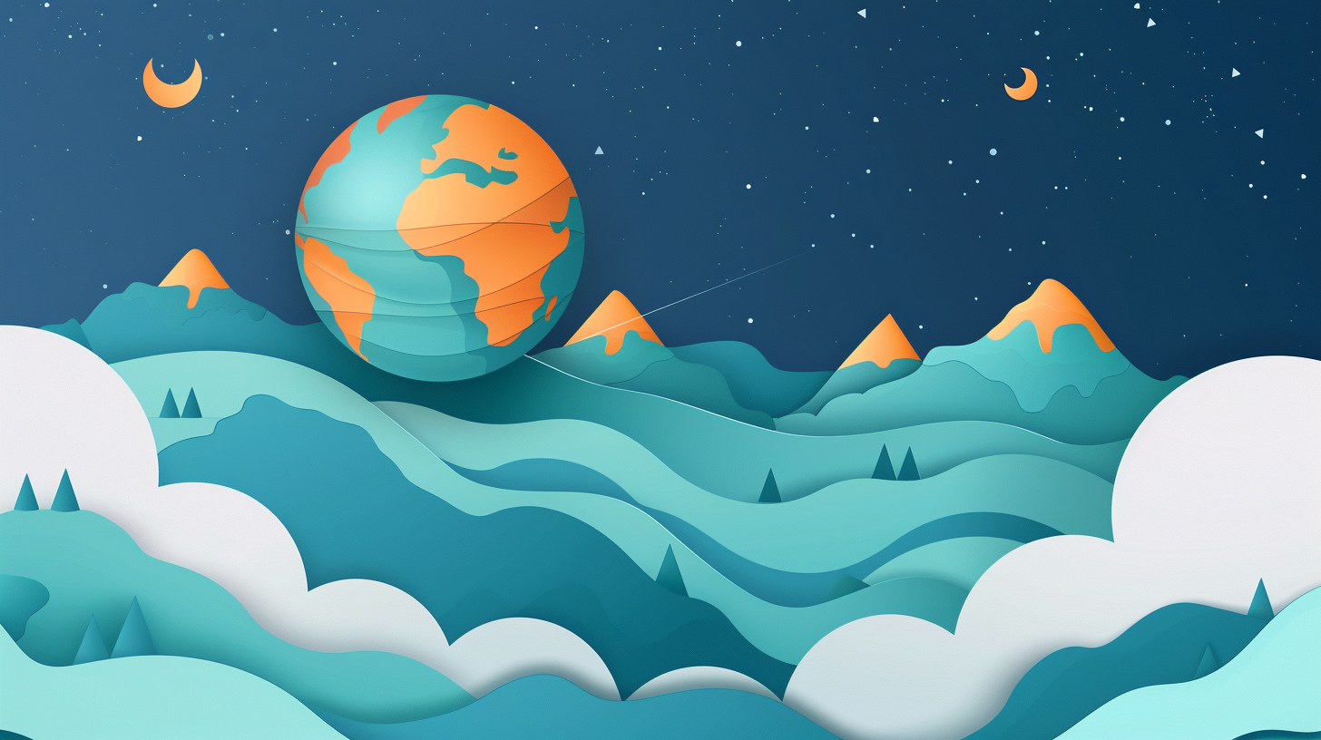 L'Europa con un marker che rappresenta la posizione della propria azienda e la capacità dei clienti di trovarla